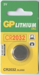 Бутонна батерия литиева CR2032 3V GP