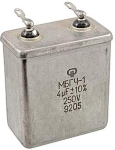МБГЧ-1 4uF/250V ±10% неполярен кондензатор