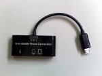 SG-007 OTG USB карточетец за microSD, SD card + USB 2.0 HUB - за Android