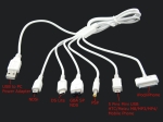 УНИВЕРСАЛЕН USB - POWER и DATA LINK КАБЕЛ