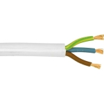 КАБЕЛ ШВПС 3Х2.5кв.мм. БЯЛ (H05VV-F 3 G 2.5mm)
