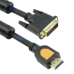 Кабел DVI 24+1M/HDMI 19PINM 1.8м