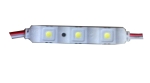 Светодиоден модул 3 LED, 0.7W, 12VDC студено бял