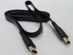 Кабел HDMI мъжки - HDMI мъжки 19p 1.5м плосък вер 1.4/550G
