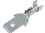 ST-033/2 Кабелен накрайник плосък 4.8mm, 0.8mm, мъжки, 0.5-1кв.мм., неизолиран