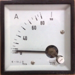 Амперметър 0-80/160А AC 72x72mm, E17N LUMEL