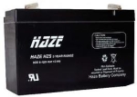 АКУМУЛАТОР HAZE 6V/12Ah 151/50/93.5mm