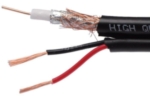 КОАКСИАЛЕН КАБЕЛ RG59 CC+2x0.75 ЧЕРЕН
