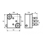 Многооборотен тример потенциометър СП5-2 680 ohm 1W 5%