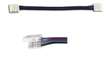 Гъвкав съединител / кабел с 2 конектора за RGB светодиодна лента SMD 5050