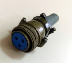 Кръгъл женски съединител 3pin MS3106B22-2S + 3420-12