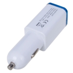 Автомобилно зарядно за телефони вх. 12-24VDC, изх. 5V 3.1A USBx2
