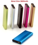 Външна батерия 5600mAh Metal Slim