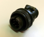 Кръгъл мъжки съединител AMPHENOL 6pin MS3106B14-6P