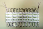 Светодиоден модул 3 LED, 0.6W, 12VDC студено бяла широкоъгълна светлина