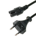 захранващ кабел за касетофон 701H 1.5m с евро щесел 1.5м 0.5кв.мм. 250V, 2,5A