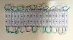 Светодиоден модул 3 LED, 0.5W, 12VDC зелена широкоъгълна светлина