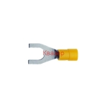 Кабелна обувка вилка M8, 4-6mm2, изолирана, жълта, Klauke X650 C/8
