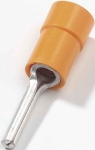Кабелен накрайник иглен 1.5mm2, изолиран оранжев