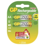 Акумулаторни батерии GP R06 AA 1.2V 2500mAh NiMH 2бр.