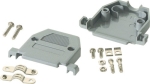 DSC-215 Пластмасов корпус D-SUB прав 15PIN сив