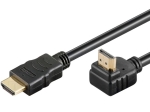 HDMI-HE060-1.5 Кабел HDMI 1.4, High Speed, HDMI щепсел - HDMI ъглов щепсел 90°