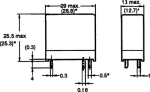 Реле OMRON G2R-1A-E-12DC SPDT, бобина 12VDC