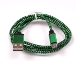 Кабел USB - micro USB 1m textil