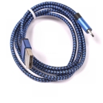 Кабел USB - micro USB 1m textil