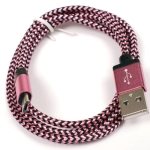 Кабел USB - micro USB 1m textil