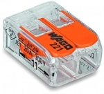 WAGO 221-412 Клема за бърза връзка 0.08 - 4.0 мм, 2 позиции, 400V/32A