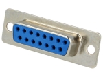 DSC-115 Съединител женски D-SUB 15PIN за запояване