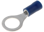 ST-084/B Кабелна обувка за кримпване изолирана ухо, M8, ф:8.4mm, 1.5-2.5mm2