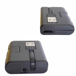 Комбиниран 3-портов USB хъб + четец на карти