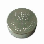 Бутонна микроалкална батерия GPA76 /LR44/157/303/357/AG1 1.5V GP