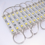 Светодиоден модул 3 LED smd5050, 0.5W 12VDC студено бяла светлина