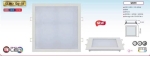 056-005-0018 LED SMD ПАНЕЛ КВАДРАТЕН 18W 1170Lm 2700K 225x225mm IP20 БЯЛ 220-240V