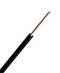 Кабел H05V-U 1.00кв.мм. черен / ПВ-А1