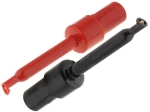 R8-H16E к-т 2бр измервателни щипки кука 3A 60V DC черна + червена