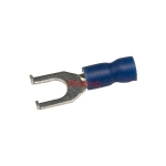 Кабелна обувка вилка M4, 1.5-2.5mm2, изолирана, синя, THOMAS & BETTS - STA-KON - RB4FF 10бр