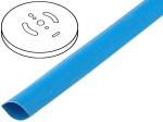 CB-HFT9.5-BL Термосвиваем шлаух 9.5mm син