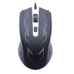 Мишка (жична) JeWAY JM-M6(1204) Game Light USB черна (1200dpi)