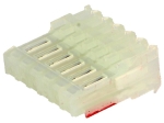 CE100F22-06 Щепсел, проводник-платка, женски, PIN6, краен, 2,54mm, IDC, 22AWG