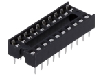 ЦОКЪЛ ЗА ИС 20 PIN, DIP 7.62mm THT растер 2.54mm