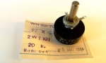 Потенциометър TESLA WN69170 22ohm 2W