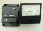 Волтметър Э8030 0-500VAC аналогов панелен 80x80mm