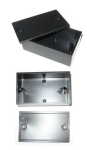 Черна пластмасова кутия N2-1 70x42x26 mm