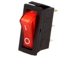 Ключ RSI1013C3RD SPST 250V/15A червен