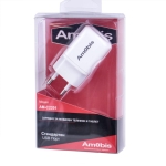 USB Зарядно за Телефон 1A 220V, Amobis AM-C2201