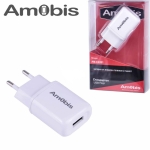 USB Зарядно за Телефон 1A 220V, Amobis AM-C2201